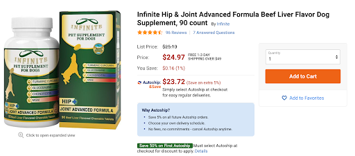 infinite hip and joint