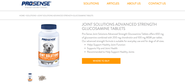 Strength Glucosamine Tablets